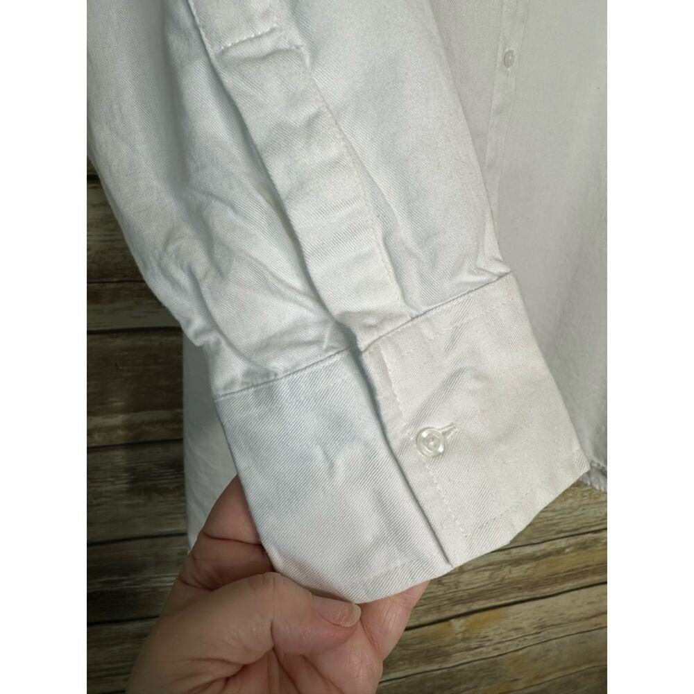 Able Harris oversized button up shirt white size 1X - Picture 8 of 12